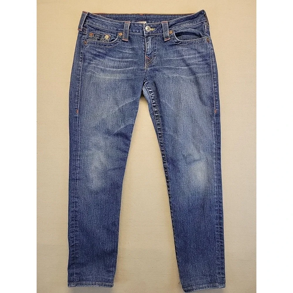 True Religion Stella Jeans Women's 32 Made in USA Y2K Vintage Denim